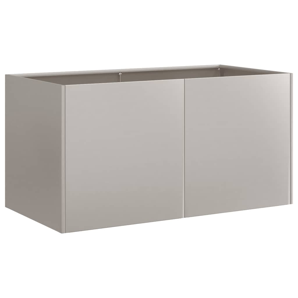 vidaXL Jardinieră Rusty 80x40x40 cm Oțel pentru intemperii vidaXL Jardinieră Rusty 80x40x40 cm Oțel pentru intemperii