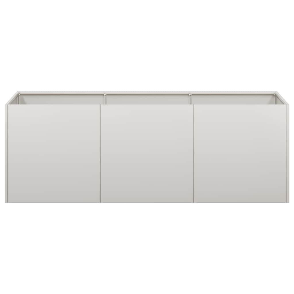 vidaXL Jardinieră 120x40x40 cm oțel inoxidabil vidaXL Jardinieră 120x40x40 cm oțel inoxidabil