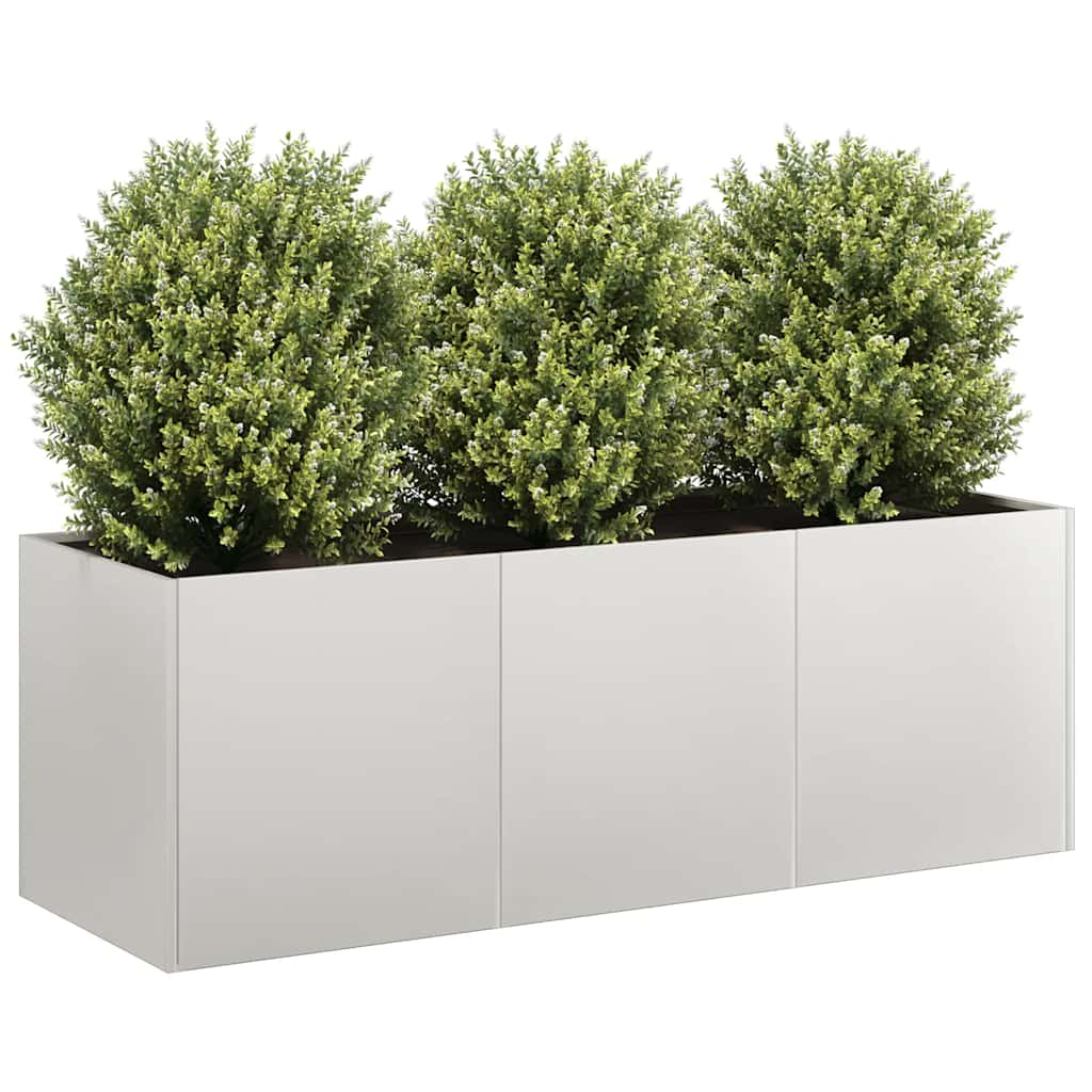 vidaXL Jardinieră 120x40x40 cm oțel inoxidabil vidaXL Jardinieră 120x40x40 cm oțel inoxidabil
