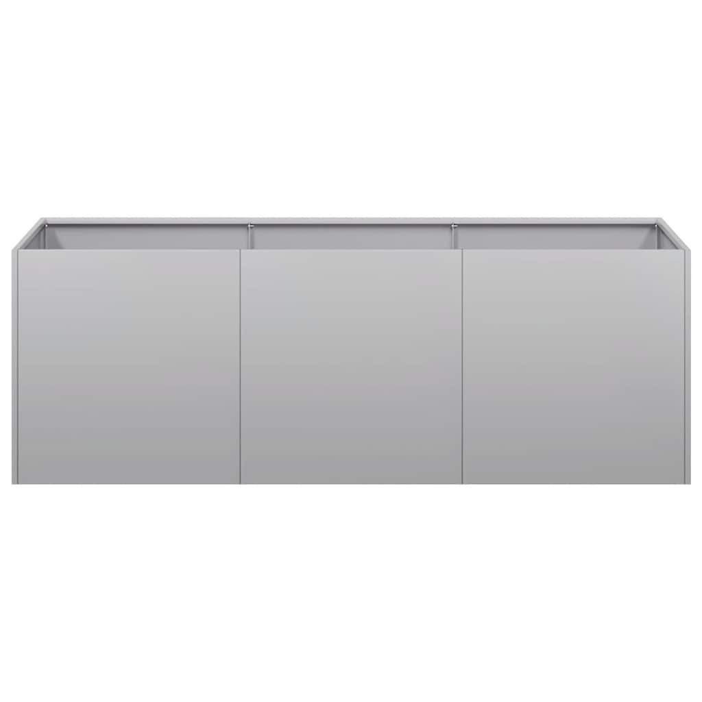 vidaXL Jardinieră 120x40x40 cm oțel galvanizat vidaXL Jardinieră 120x40x40 cm oțel galvanizat