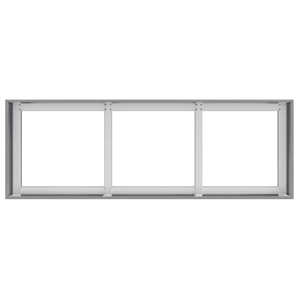 vidaXL Jardinieră 120x40x40 cm oțel galvanizat vidaXL Jardinieră 120x40x40 cm oțel galvanizat