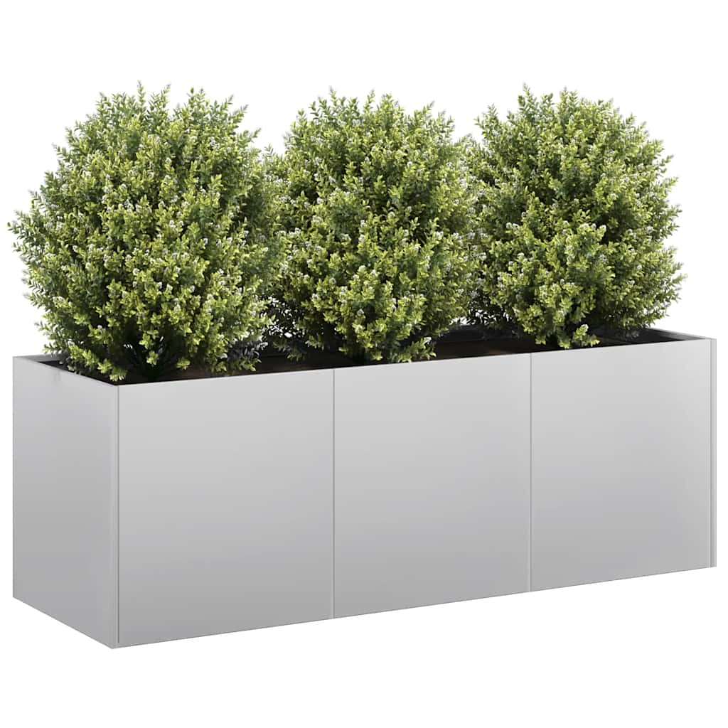 vidaXL Jardinieră 120x40x40 cm oțel galvanizat vidaXL Jardinieră 120x40x40 cm oțel galvanizat