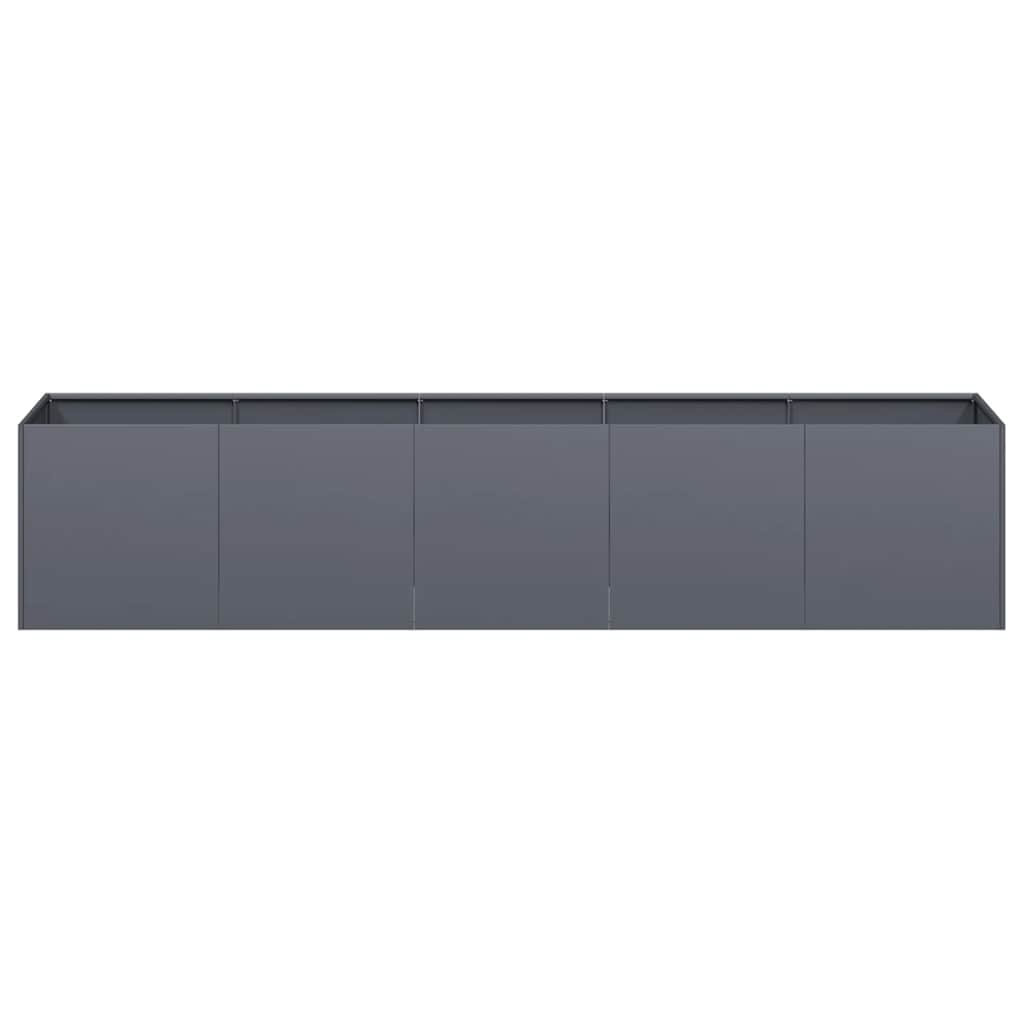 vidaXL Jardinieră Antracit 200x40x40 cm Oțel laminat la rece vidaXL Jardinieră Antracit 200x40x40 cm Oțel laminat la rece