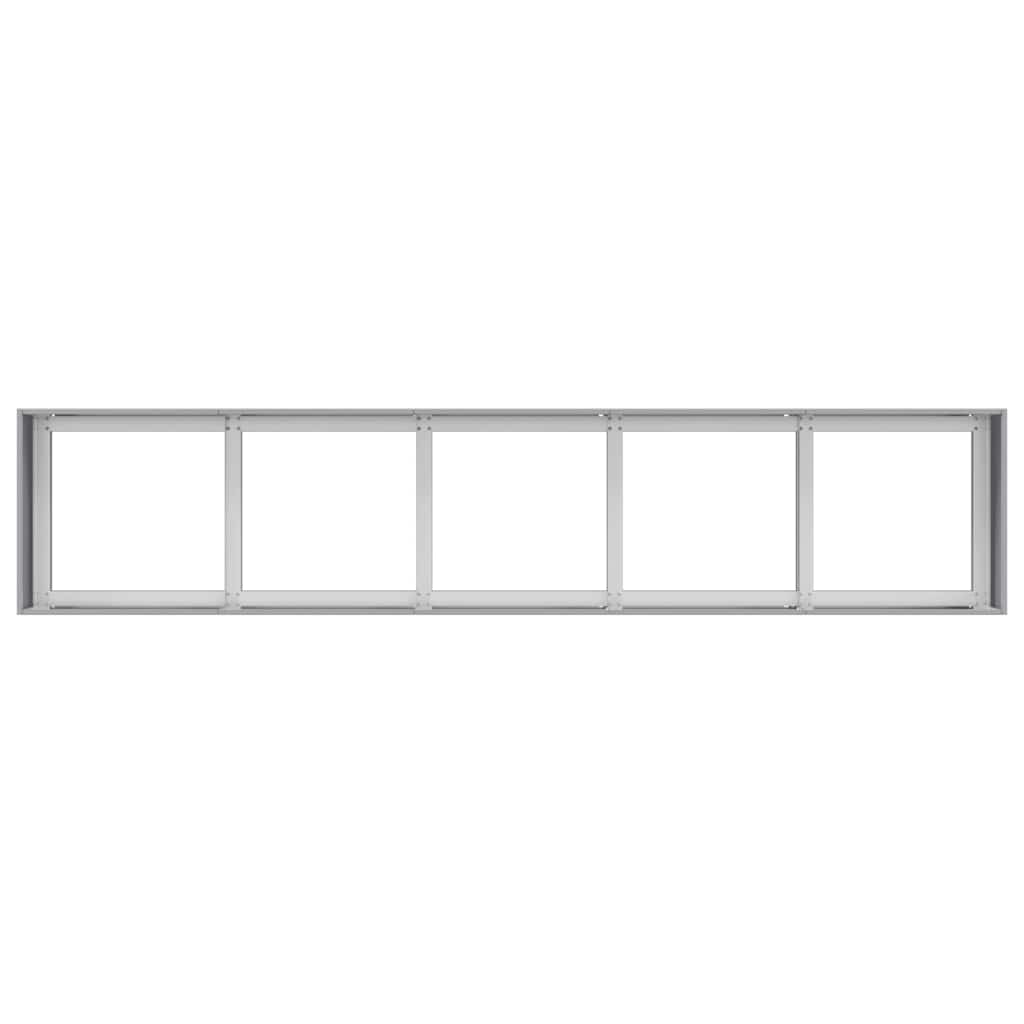 vidaXL Jardinieră 200x40x40 cm oțel galvanizat vidaXL Jardinieră 200x40x40 cm oțel galvanizat