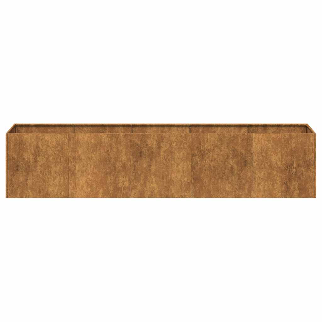 vidaXL Jardinieră Rusty 200x40x40 cm Oțel pentru intemperii vidaXL Jardinieră Rusty 200x40x40 cm Oțel pentru intemperii