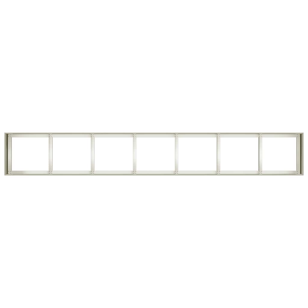 vidaXL Jardinieră alb 280x40x40 cm Oțel laminat la rece vidaXL Jardinieră alb 280x40x40 cm Oțel laminat la rece