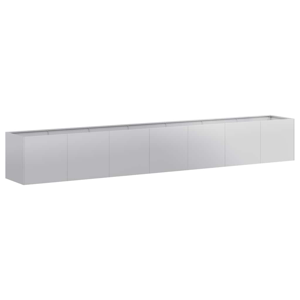 vidaXL Jardinieră 280x40x40 cm oțel galvanizat vidaXL Jardinieră 280x40x40 cm oțel galvanizat