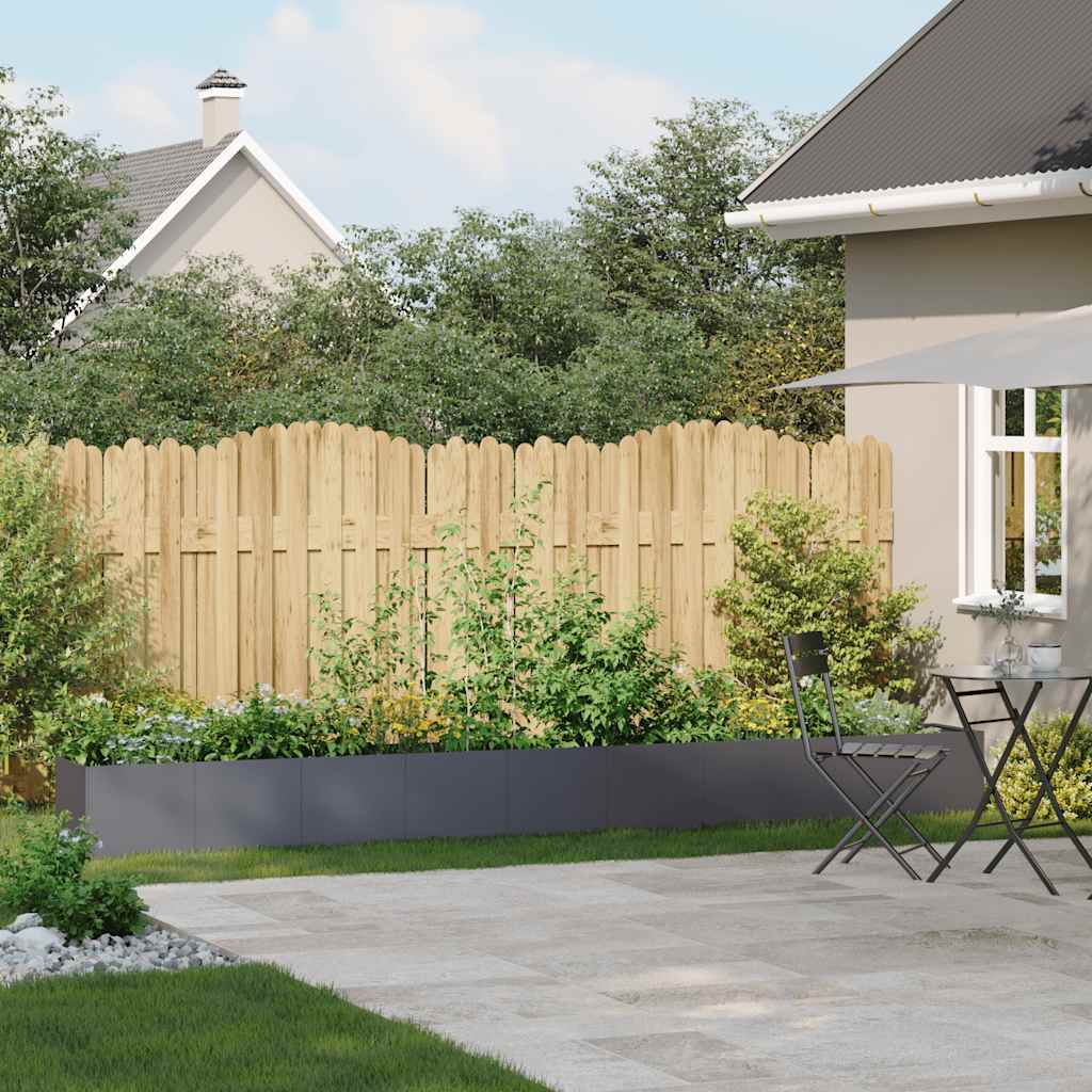 vidaXL Jardinieră Antracit 360x40x40 cm Oțel laminat la rece vidaXL Jardinieră Antracit 360x40x40 cm Oțel laminat la rece