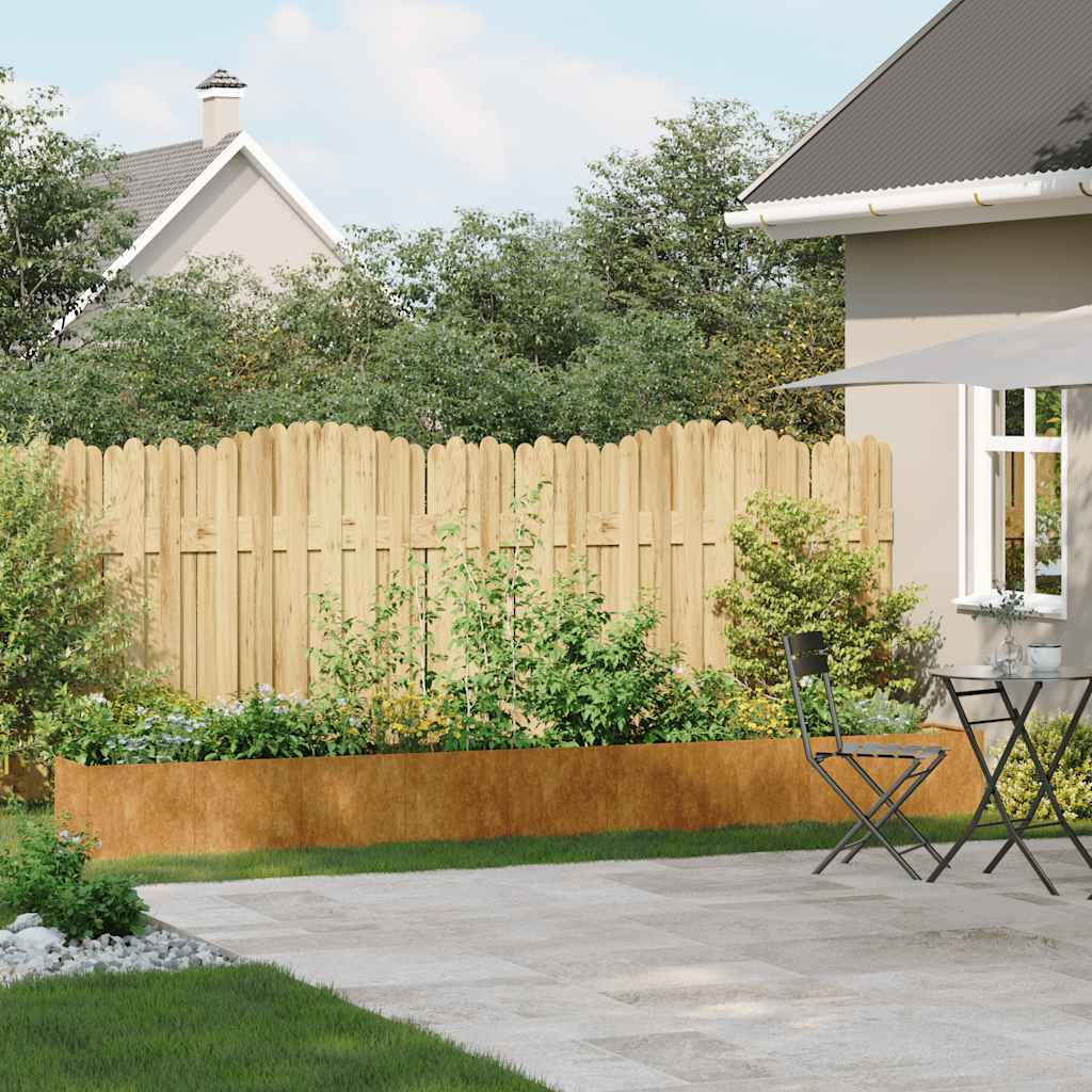 vidaXL Jardinieră Rusty 360x40x40 cm Oțel rezistent la intemperii