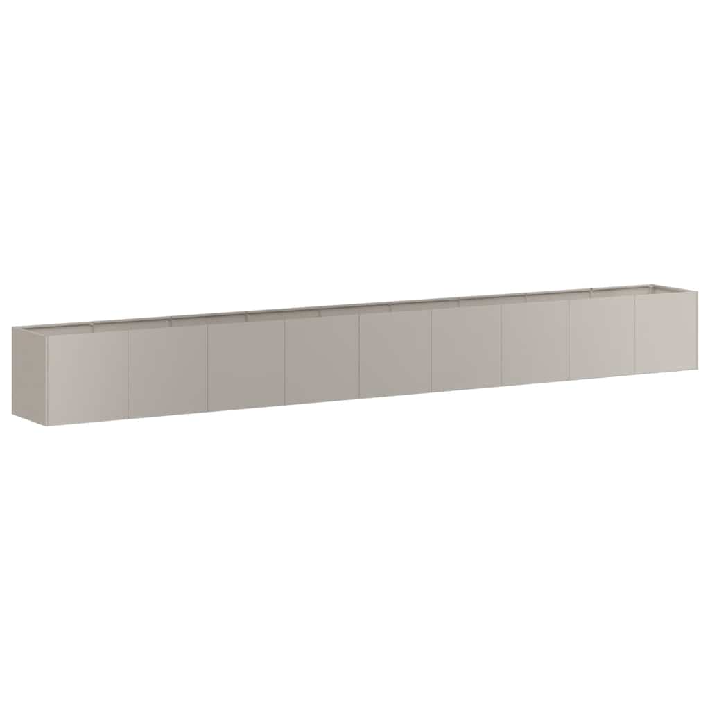 vidaXL Jardinieră Rusty 360x40x40 cm Oțel rezistent la intemperii