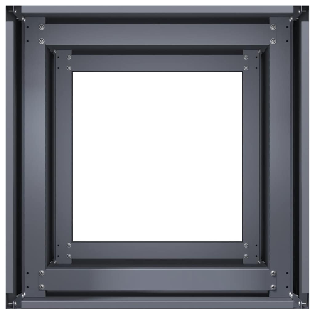 vidaXL Jardinieră Antracit 40x40x80 cm Oțel laminat la rece vidaXL Jardinieră Antracit 40x40x80 cm Oțel laminat la rece