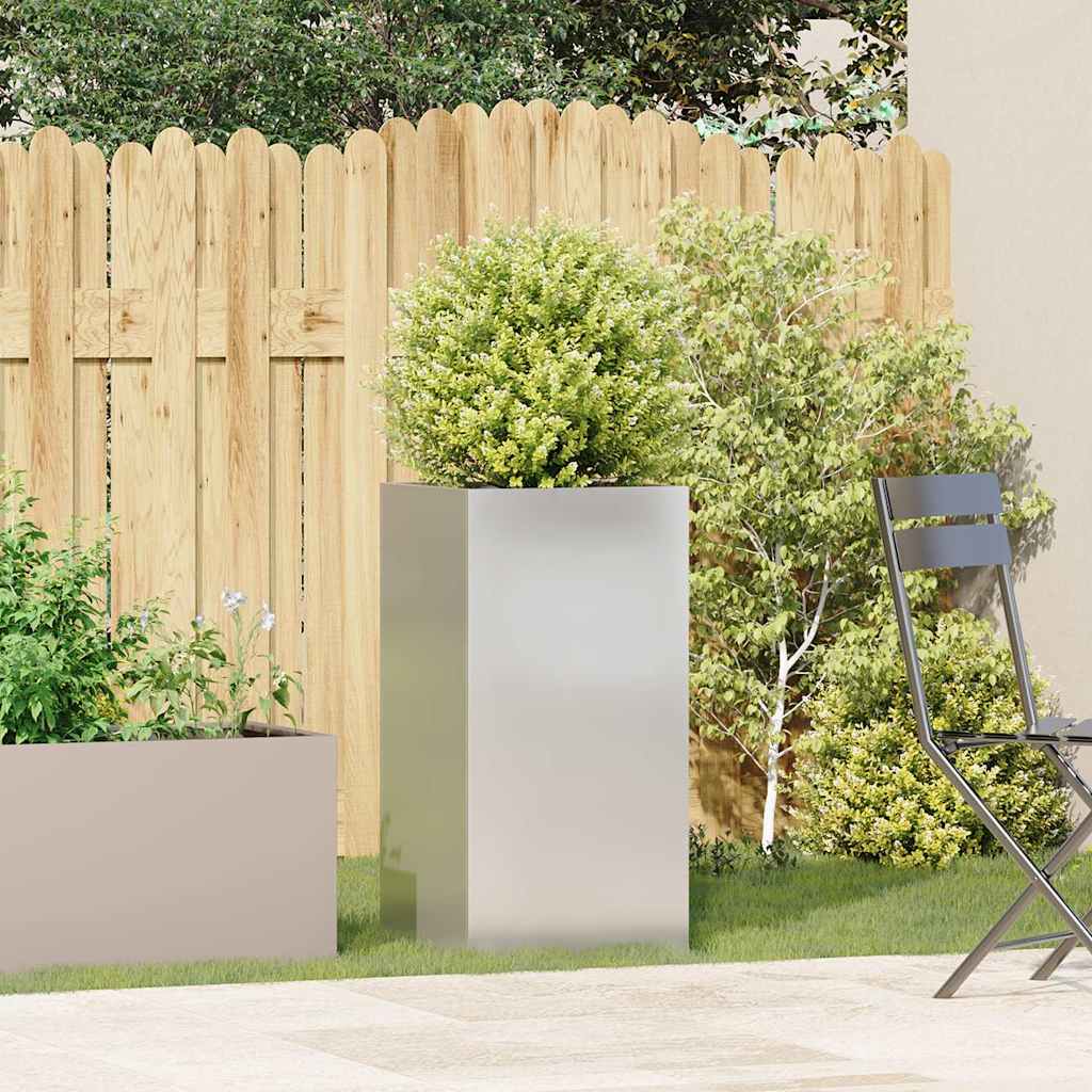 vidaXL Jardinieră 40x40x80 cm oțel inoxidabil vidaXL Jardinieră 40x40x80 cm oțel inoxidabil