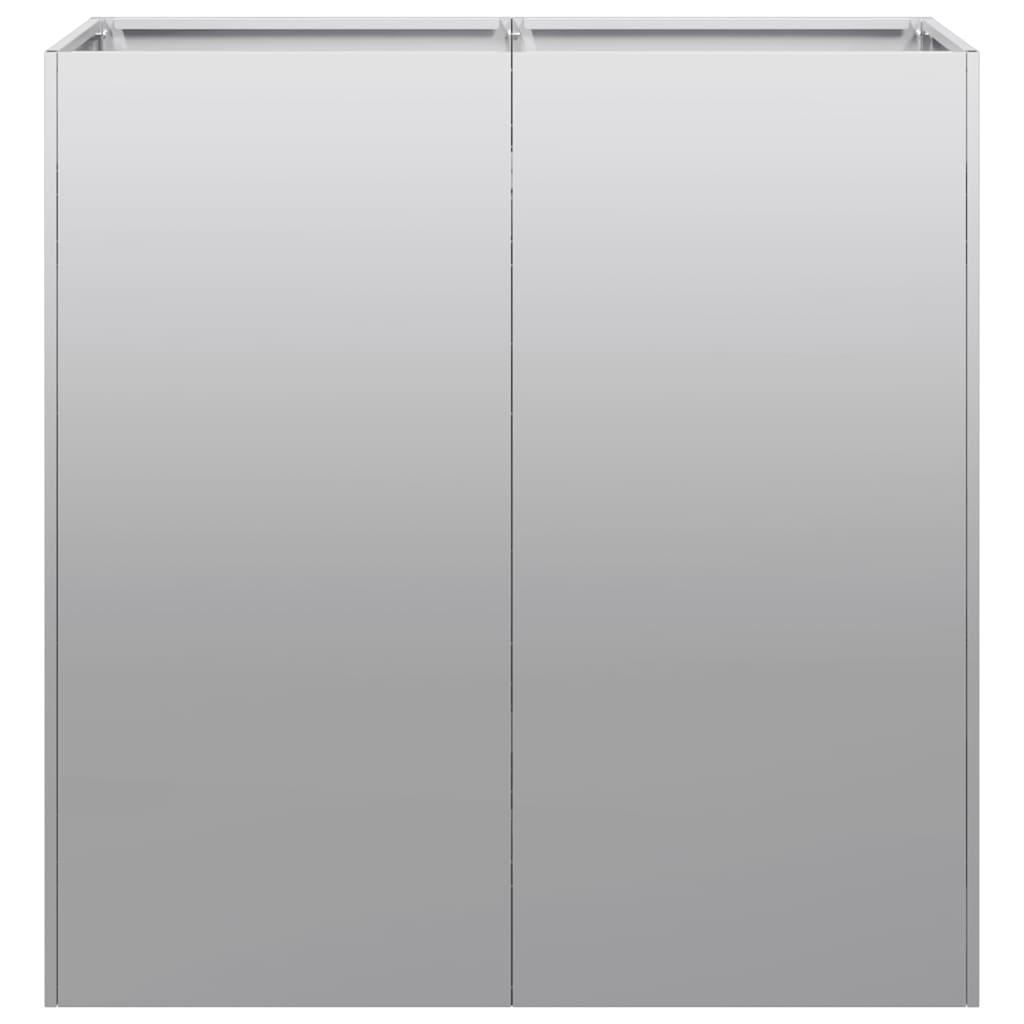 vidaXL Jardinieră 80x40x80 cm oțel galvanizat vidaXL Jardinieră 80x40x80 cm oțel galvanizat