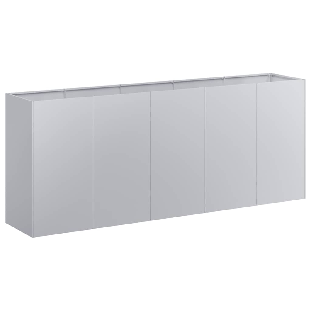 vidaXL Jardinieră 200x40x80 cm oțel galvanizat vidaXL Jardinieră 200x40x80 cm oțel galvanizat