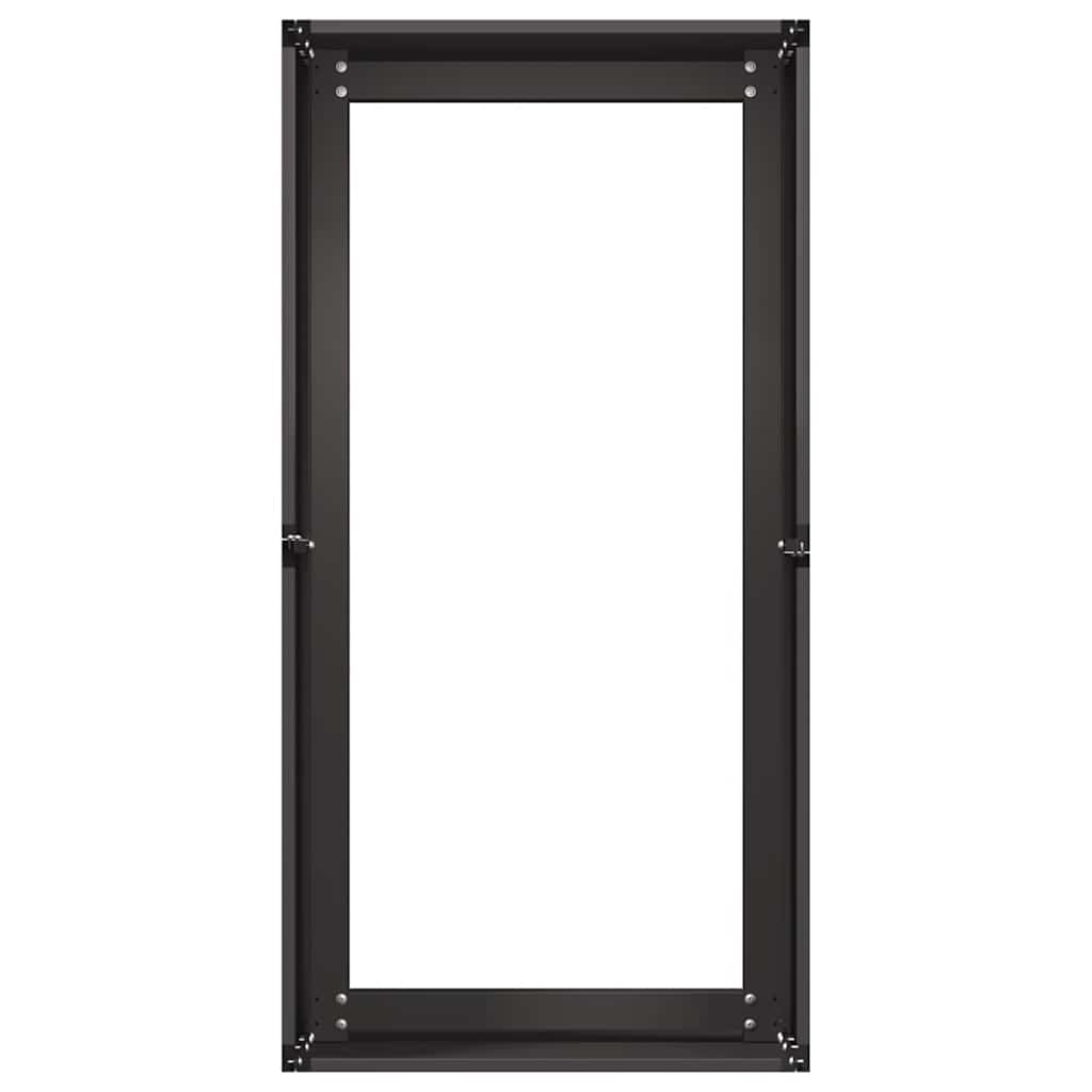 vidaXL Jardinier negru 40x80x40 cm Oțel laminat la rece