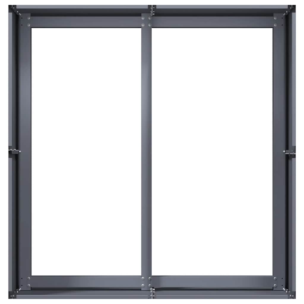 vidaXL Jardinieră Antracit 80x80x40 cm Oțel laminat la rece vidaXL Jardinieră Antracit 80x80x40 cm Oțel laminat la rece