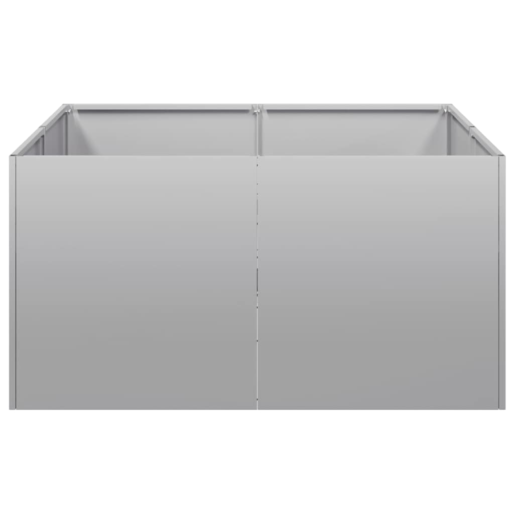 vidaXL Jardinieră 80x80x40 cm oțel galvanizat vidaXL Jardinieră 80x80x40 cm oțel galvanizat