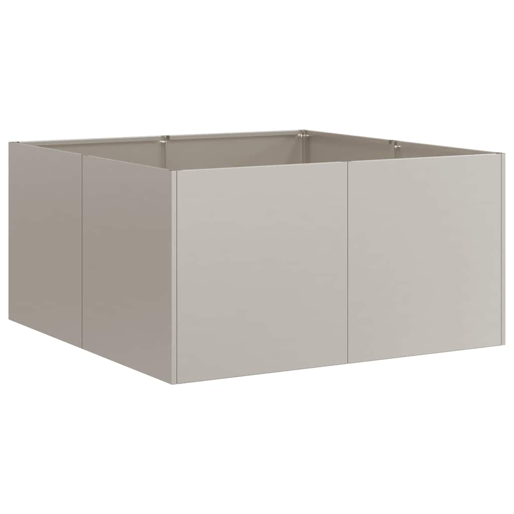 vidaXL Jardinieră Rusty 80x80x40 cm Oțel pentru intemperii vidaXL Jardinieră Rusty 80x80x40 cm Oțel pentru intemperii