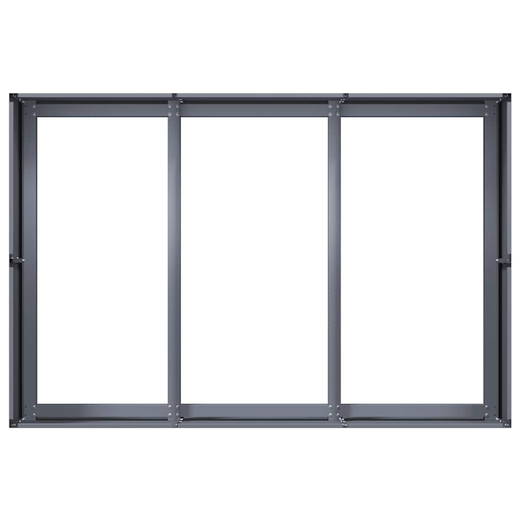 vidaXL Jardinieră Antracit 120x80x40 cm Oțel vidaXL Jardinieră Antracit 120x80x40 cm Oțel
