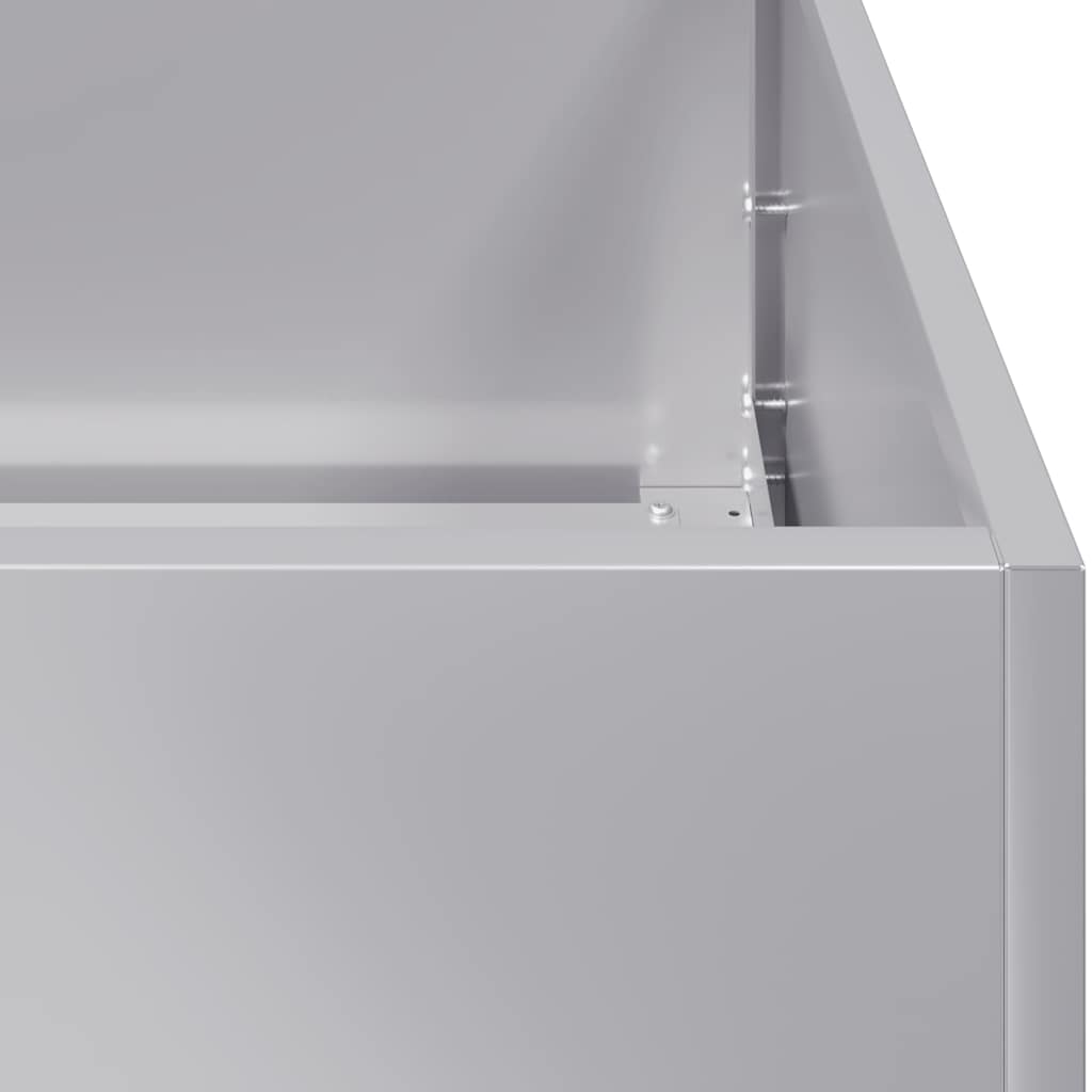 vidaXL Jardinieră 120x80x40 cm oțel galvanizat vidaXL Jardinieră 120x80x40 cm oțel galvanizat