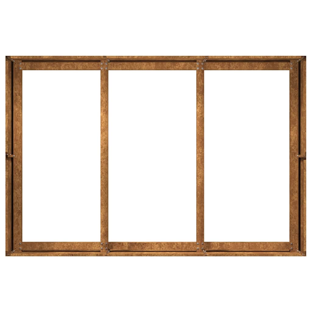 vidaXL Jardinieră Rusty 120x80x40 cm Oțel pentru intemperii vidaXL Jardinieră Rusty 120x80x40 cm Oțel pentru intemperii