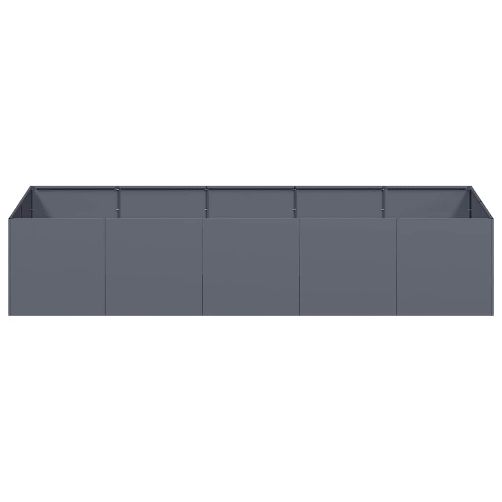 vidaXL Jardinieră Antracit 200x80x40 cm Oțel vidaXL Jardinieră Antracit 200x80x40 cm Oțel