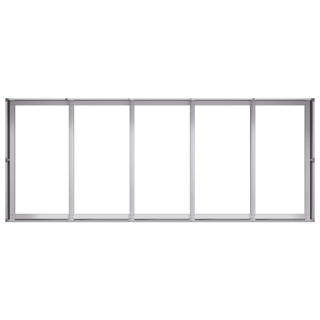 vidaXL Jardinieră 200x80x40 cm oțel galvanizat vidaXL Jardinieră 200x80x40 cm oțel galvanizat