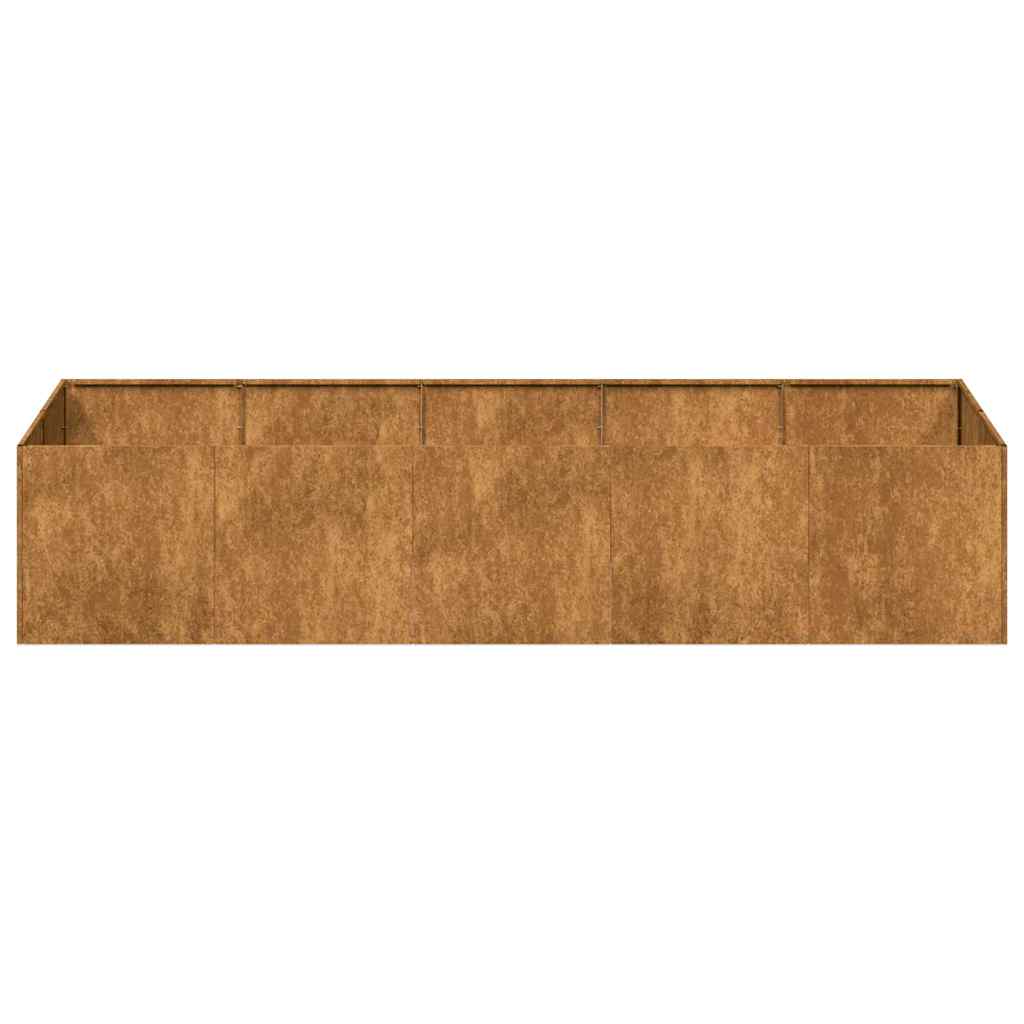 vidaXL Jardinieră Rusty 200x80x40 cm Oțel pentru intemperii vidaXL Jardinieră Rusty 200x80x40 cm Oțel pentru intemperii