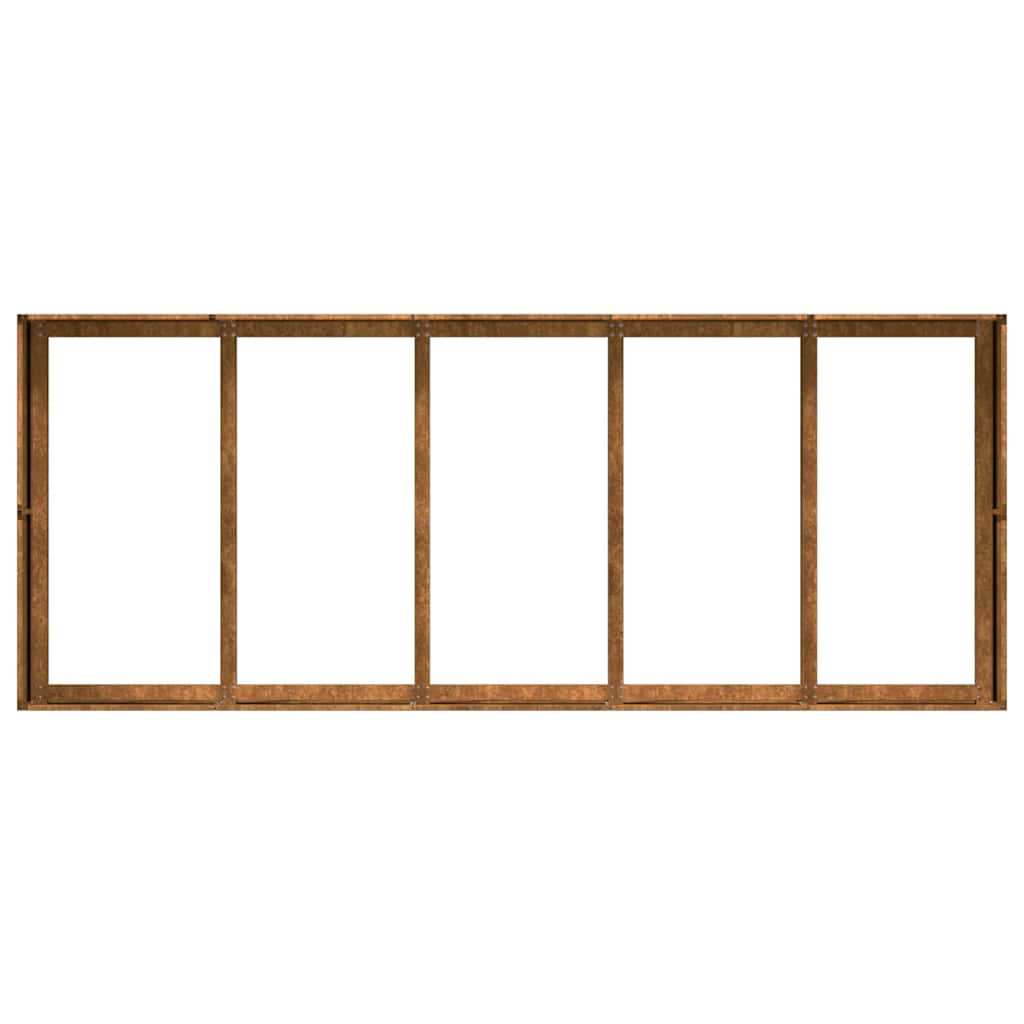 vidaXL Jardinieră Rusty 200x80x40 cm Oțel pentru intemperii vidaXL Jardinieră Rusty 200x80x40 cm Oțel pentru intemperii