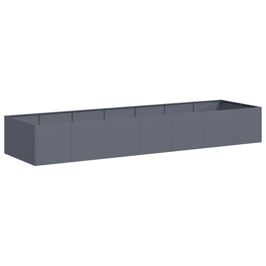 vidaXL Jardinieră Antracit 280x80x40 cm Oțel vidaXL Jardinieră Antracit 280x80x40 cm Oțel