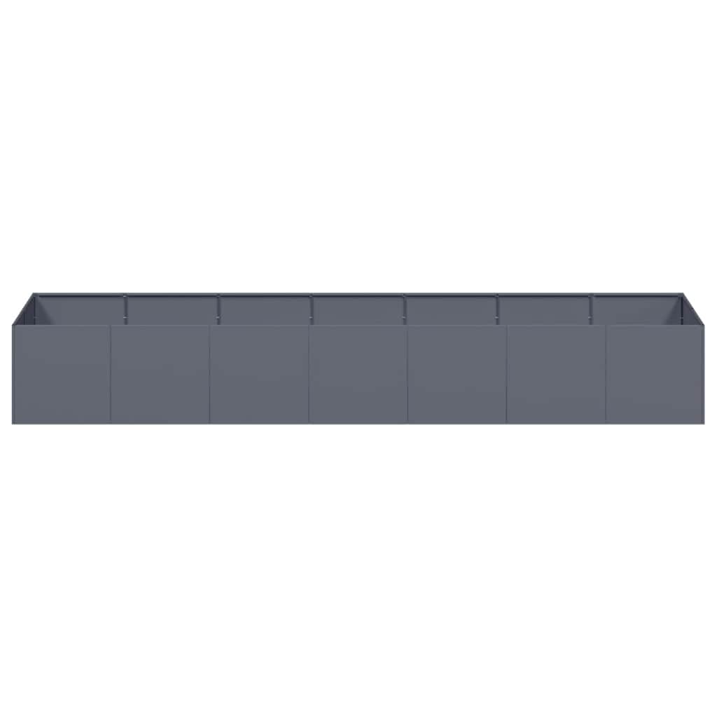 vidaXL Jardinieră Antracit 280x80x40 cm Oțel vidaXL Jardinieră Antracit 280x80x40 cm Oțel