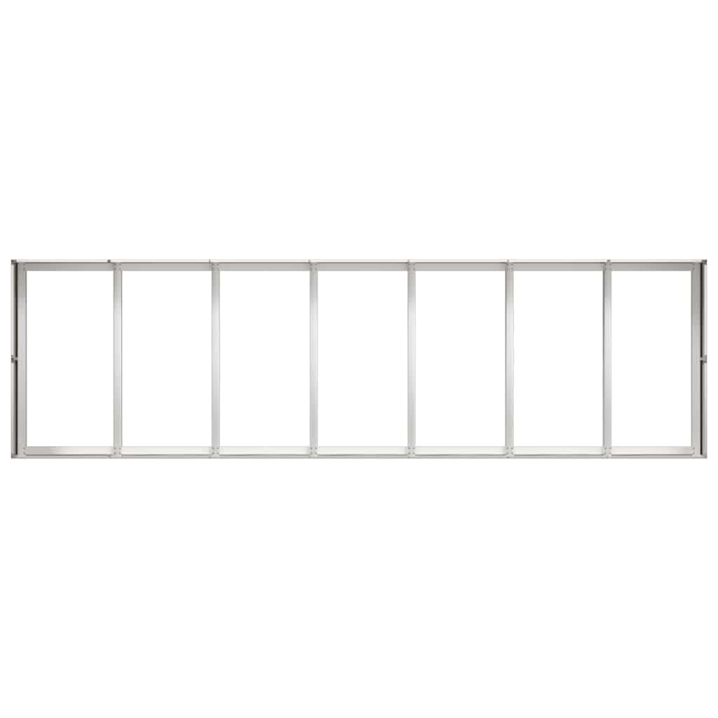 vidaXL Jardinieră 280x80x40 cm oțel inoxidabil