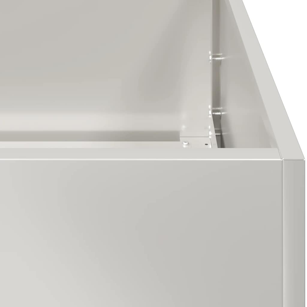 vidaXL Jardinieră 280x80x40 cm oțel inoxidabil