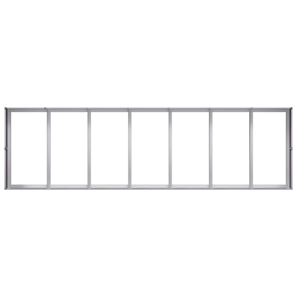 vidaXL Jardinieră 280x80x40 cm oțel galvanizat vidaXL Jardinieră 280x80x40 cm oțel galvanizat