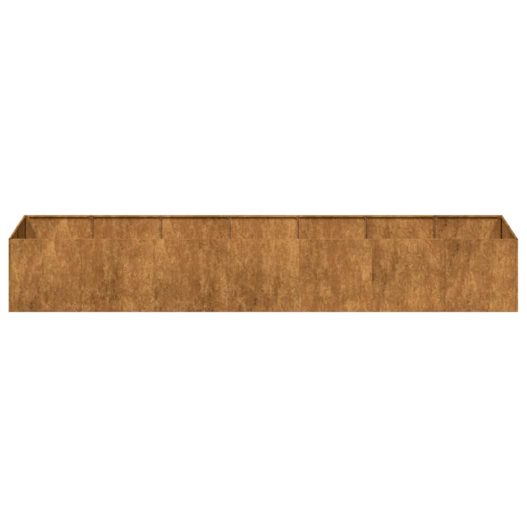 vidaXL Jardinieră Rusty 280x80x40 cm Oțel pentru intemperii