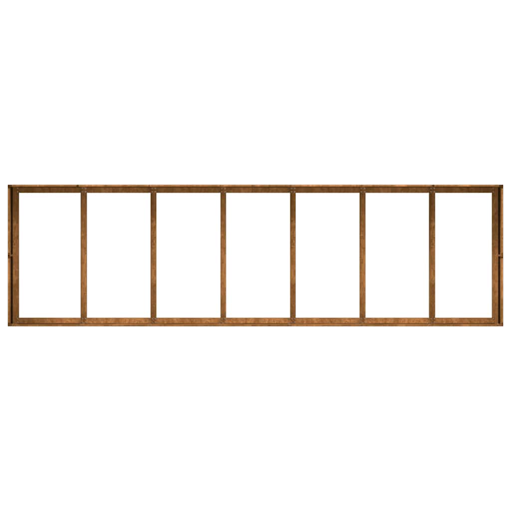 vidaXL Jardinieră Rusty 280x80x40 cm Oțel pentru intemperii