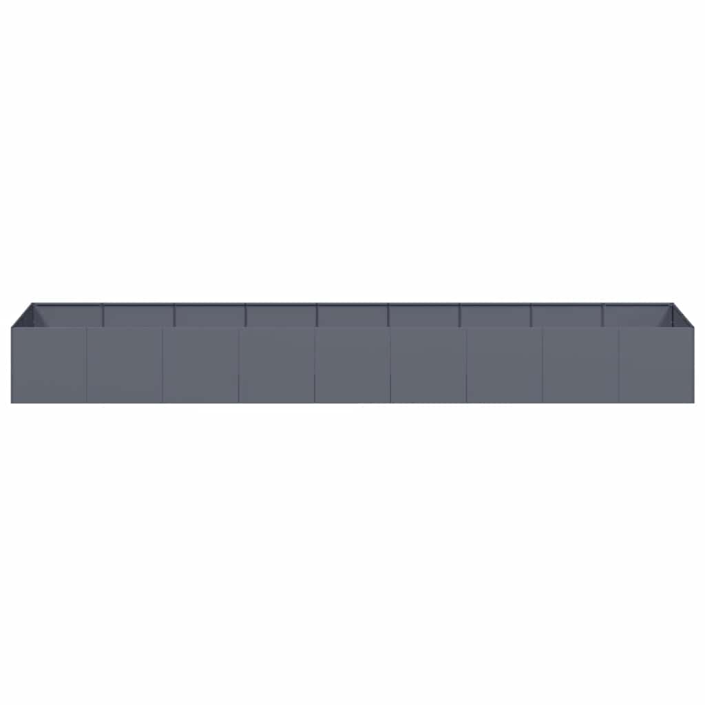 vidaXL Jardinieră Antracit 360x80x40 cm Oțel vidaXL Jardinieră Antracit 360x80x40 cm Oțel