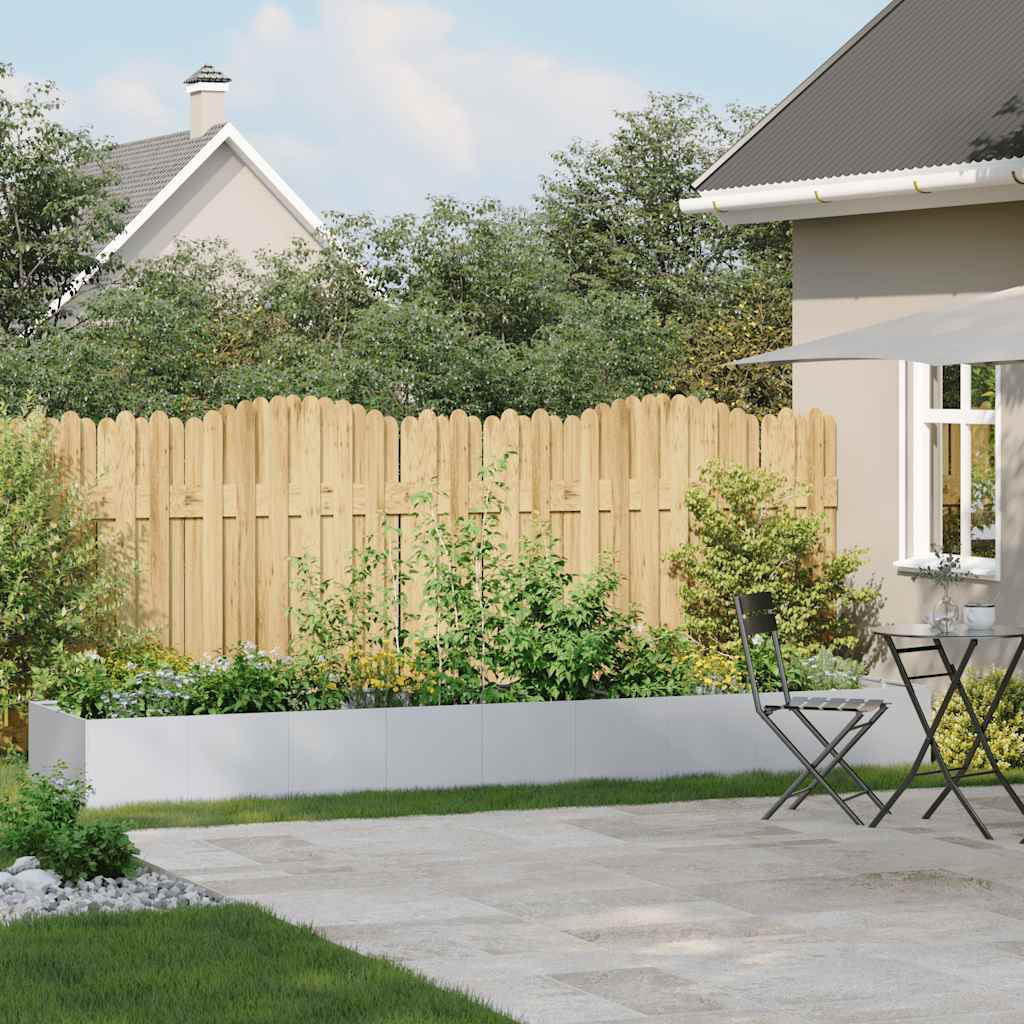 vidaXL Jardinieră 360x80x40 cm oțel galvanizat vidaXL Jardinieră 360x80x40 cm oțel galvanizat
