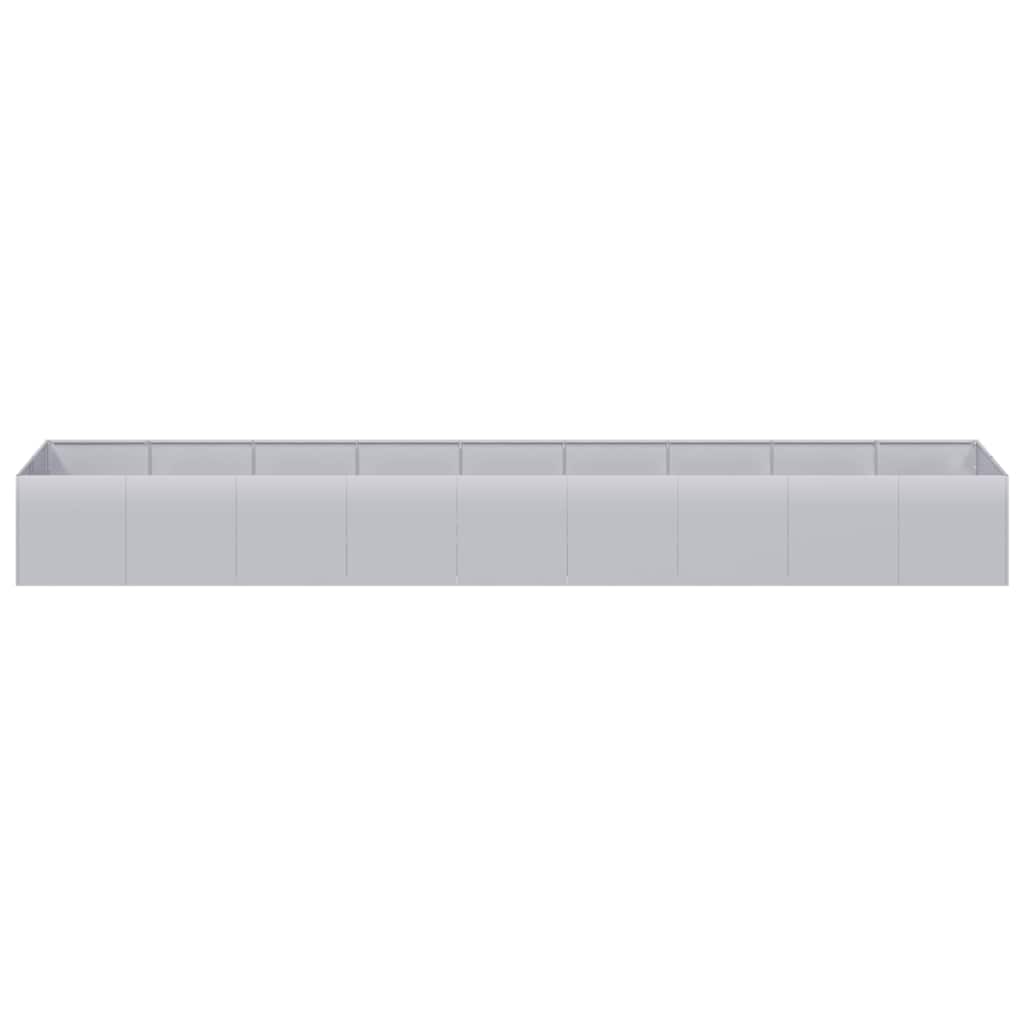 vidaXL Jardinieră 360x80x40 cm oțel galvanizat vidaXL Jardinieră 360x80x40 cm oțel galvanizat