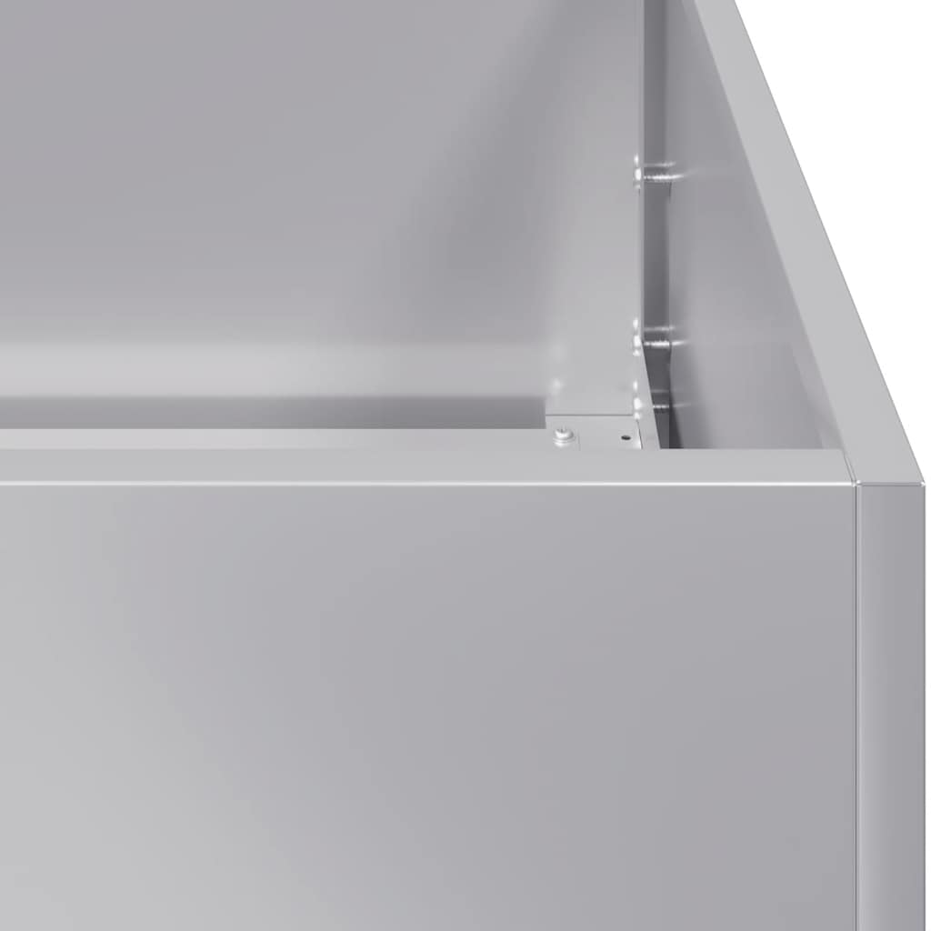 vidaXL Jardinieră 360x80x40 cm oțel galvanizat vidaXL Jardinieră 360x80x40 cm oțel galvanizat