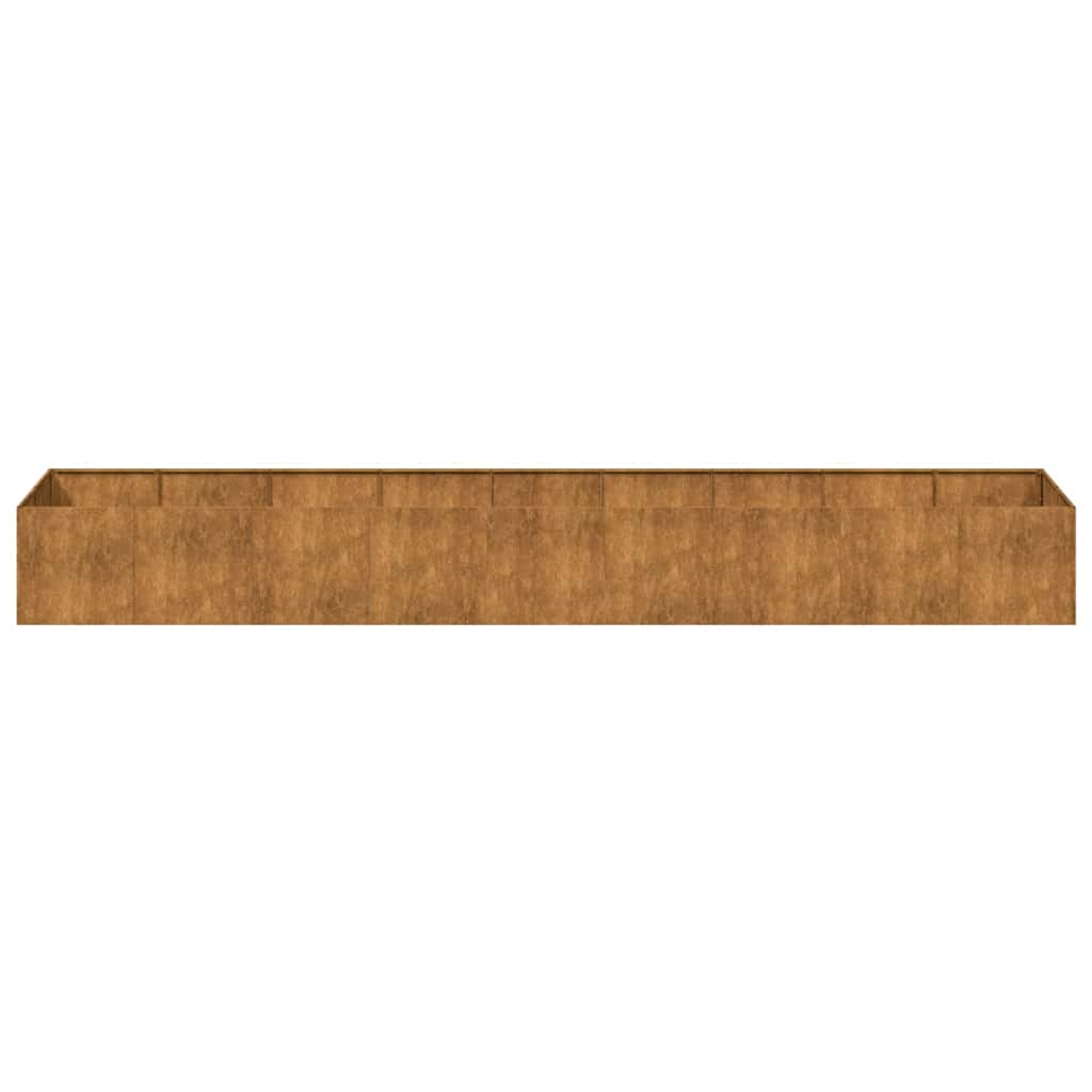 vidaXL Jardinieră Rusty 360x80x40 cm Oțel rezistent la intemperii vidaXL Jardinieră Rusty 360x80x40 cm Oțel rezistent la intemperii