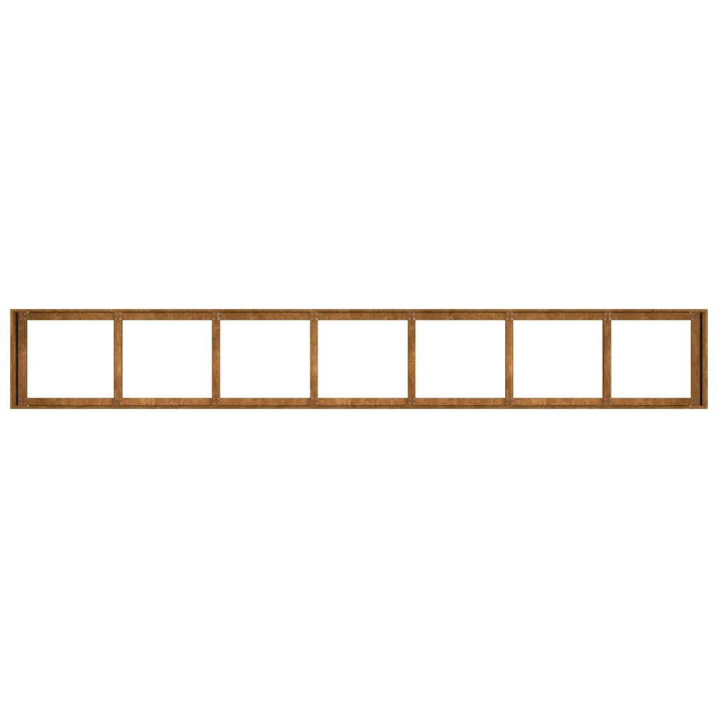 vidaXL Jardinieră Rusty 360x80x40 cm Oțel rezistent la intemperii vidaXL Jardinieră Rusty 360x80x40 cm Oțel rezistent la intemperii