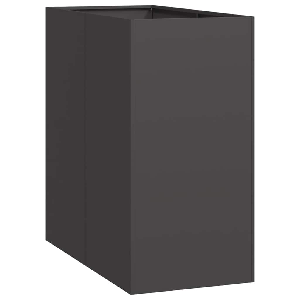 vidaXL Jardinieră Negru 40x80x80 cm Oțel vidaXL Jardinieră Negru 40x80x80 cm Oțel