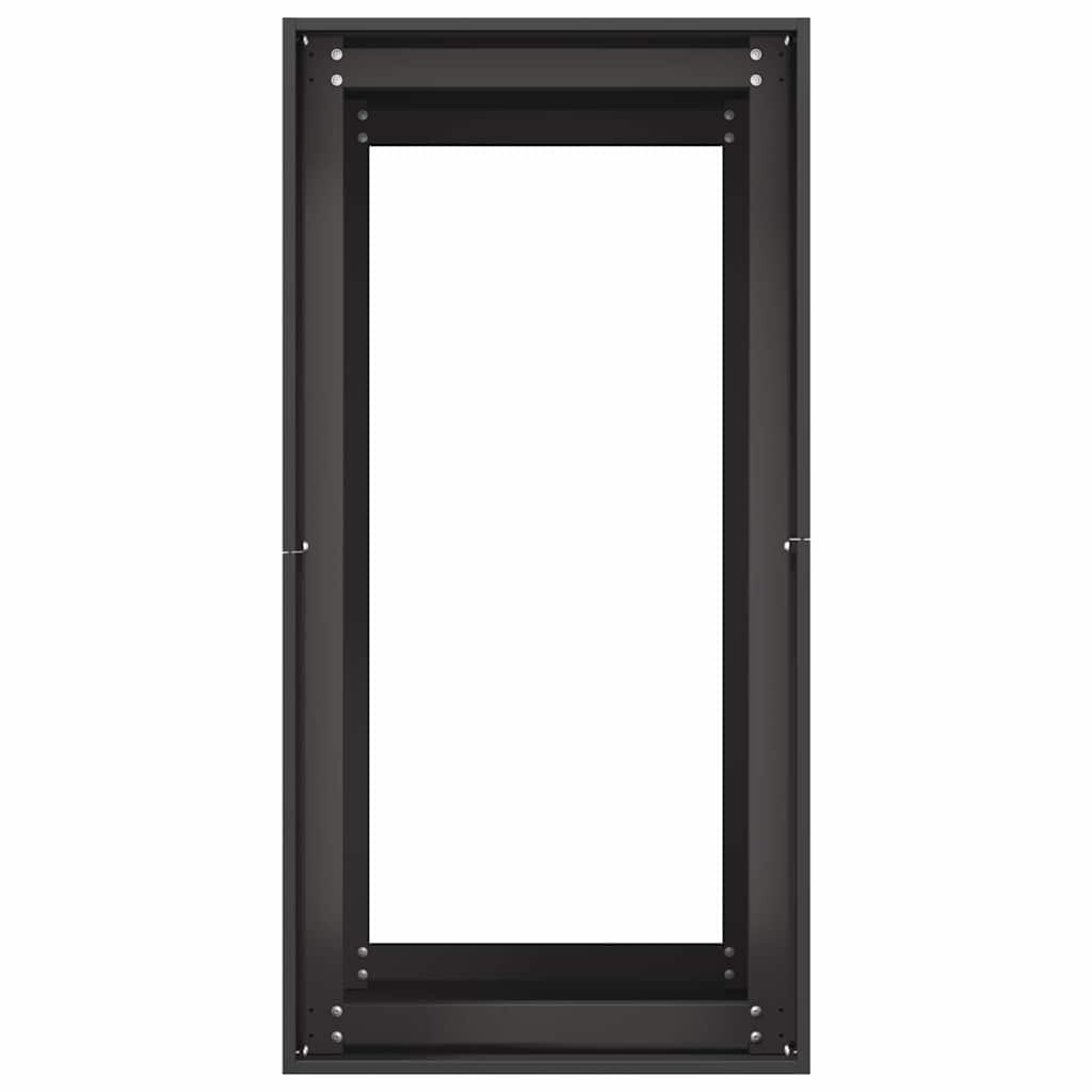 vidaXL Jardinieră Negru 40x80x80 cm Oțel vidaXL Jardinieră Negru 40x80x80 cm Oțel