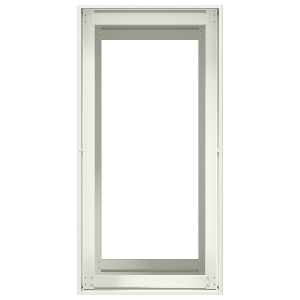vidaXL Jardinieră alb 40x80x80 cm oțel vidaXL Jardinieră alb 40x80x80 cm oțel