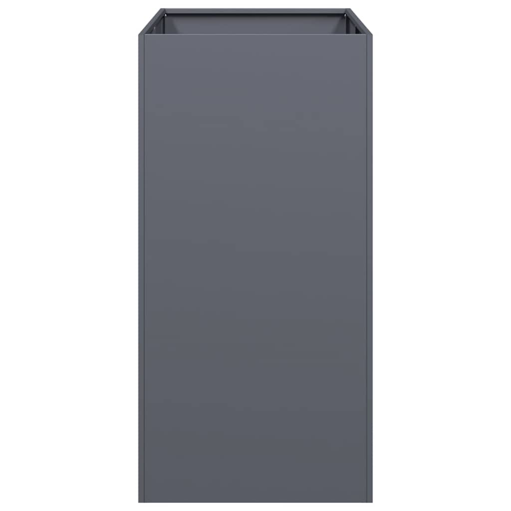 vidaXL Jardinieră Antracit 40x80x80 cm Oțel vidaXL Jardinieră Antracit 40x80x80 cm Oțel