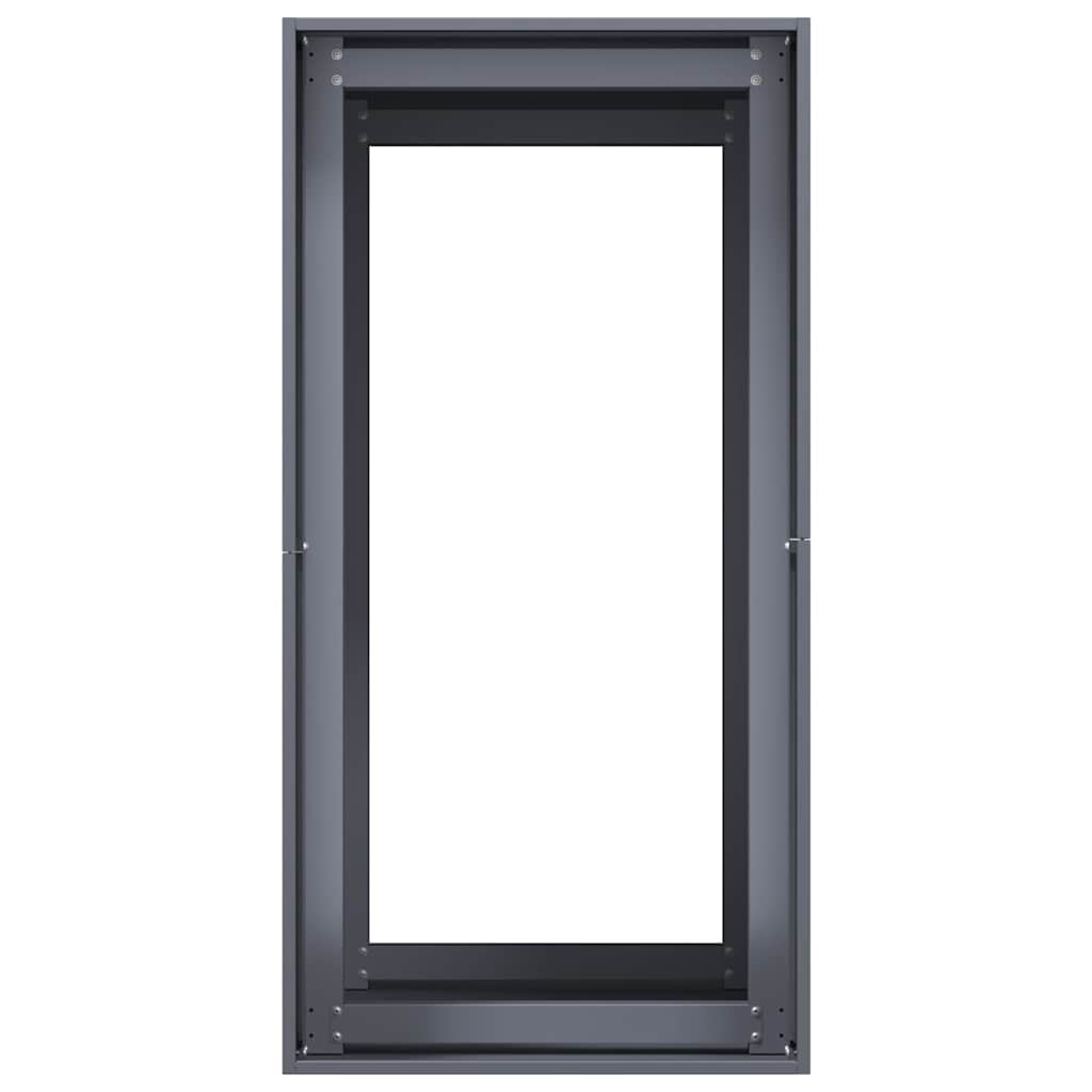 vidaXL Jardinieră Antracit 40x80x80 cm Oțel vidaXL Jardinieră Antracit 40x80x80 cm Oțel