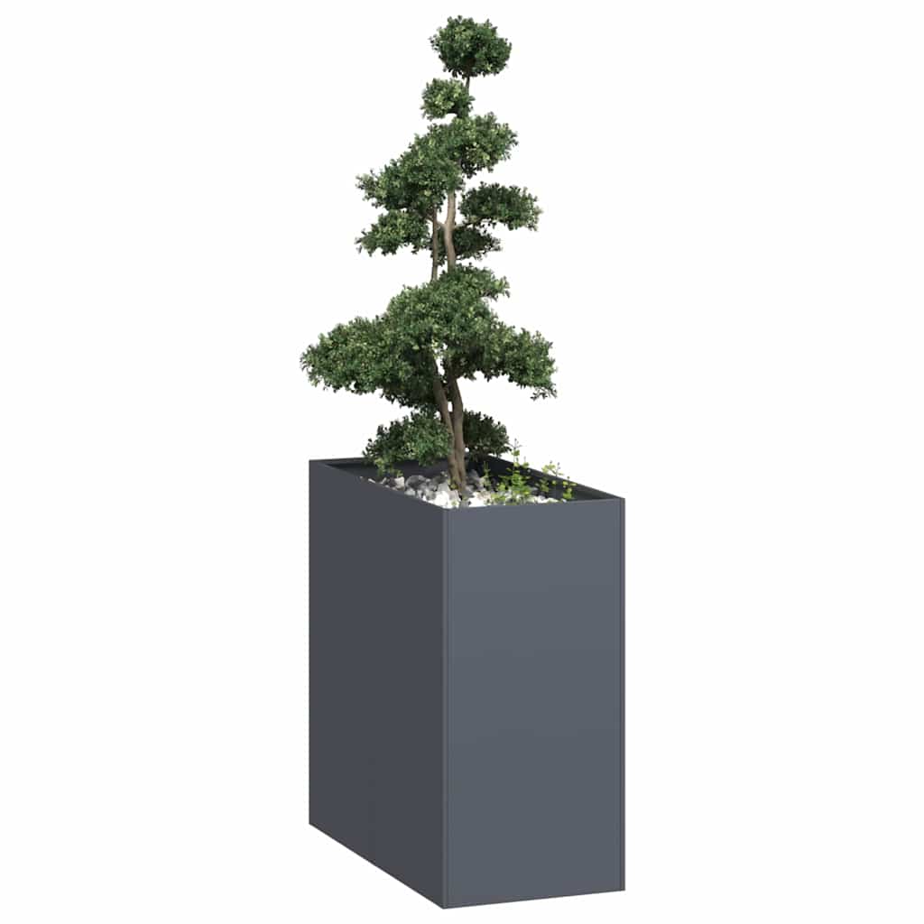 vidaXL Jardinieră Antracit 40x80x80 cm Oțel vidaXL Jardinieră Antracit 40x80x80 cm Oțel