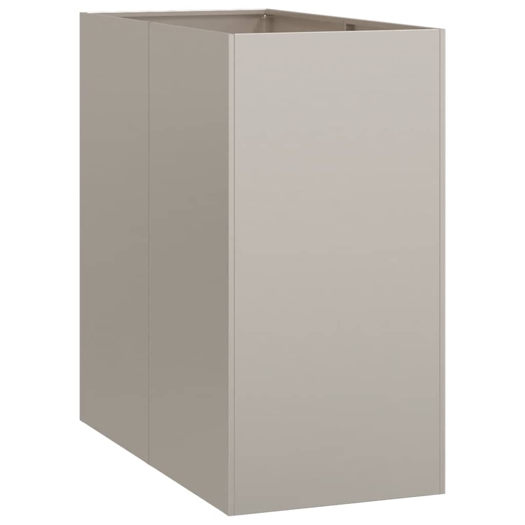 vidaXL Jardinieră Rusty 40x80x80 cm Oțel pentru intemperii vidaXL Jardinieră Rusty 40x80x80 cm Oțel pentru intemperii