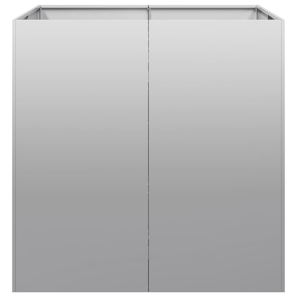 vidaXL Jardinieră 80x80x80 cm oțel galvanizat vidaXL Jardinieră 80x80x80 cm oțel galvanizat